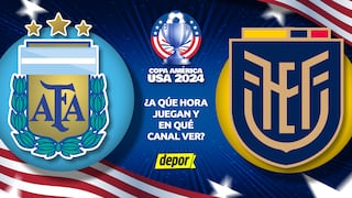 En qué canal ver Argentina vs Ecuador y a qué hora juegan por Copa América 2024