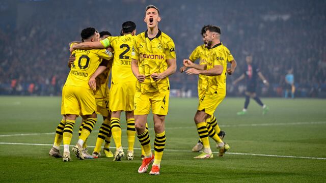 ¡Dortmund a la final de la Champions! Venció 1-0 a PSG y espera por Real Madrid o Bayern