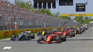 ¡Arrancaron con todo! Así fue la partida de Lewis Hamilton y Sebastian Vettel en el GP de Canadá de la F1 [VIDEO]