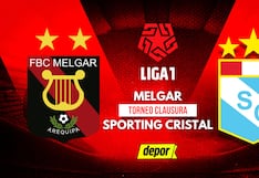 Sporting Cristal vs. Melgar EN VIVO: ver transmisión gratis vía Liga 1 MAX por el Torneo Clausura