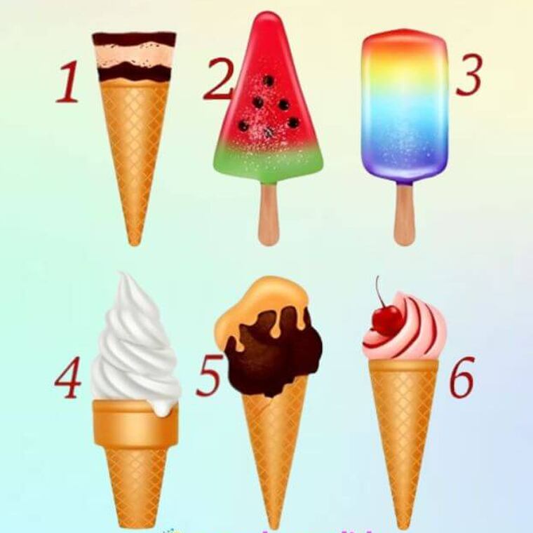 Test visual: Descubre cuál es tu punto fuerte más destacado según el helado que prefieras.