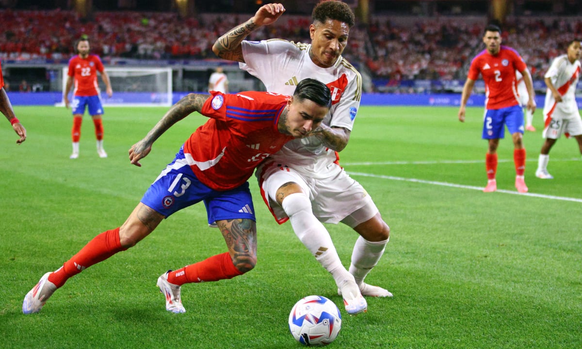 Chile y Perú se vieron las caras este 21 de junio en el debut de la Copa América 2024. (Foto: AFP)