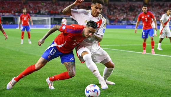 Chile y Perú se vieron las caras este 21 de junio en el debut de la Copa América 2024. (Foto: AFP)