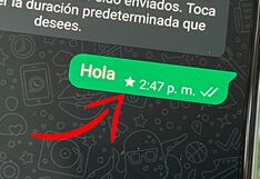 El truco para eliminar todos los mensajes destacados en un chat de WhatsApp