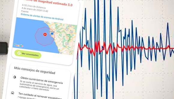 ANDROID | Esta importante alerta te ayudará a evacuar antes de que comience el sismo. (Foto: Depor)