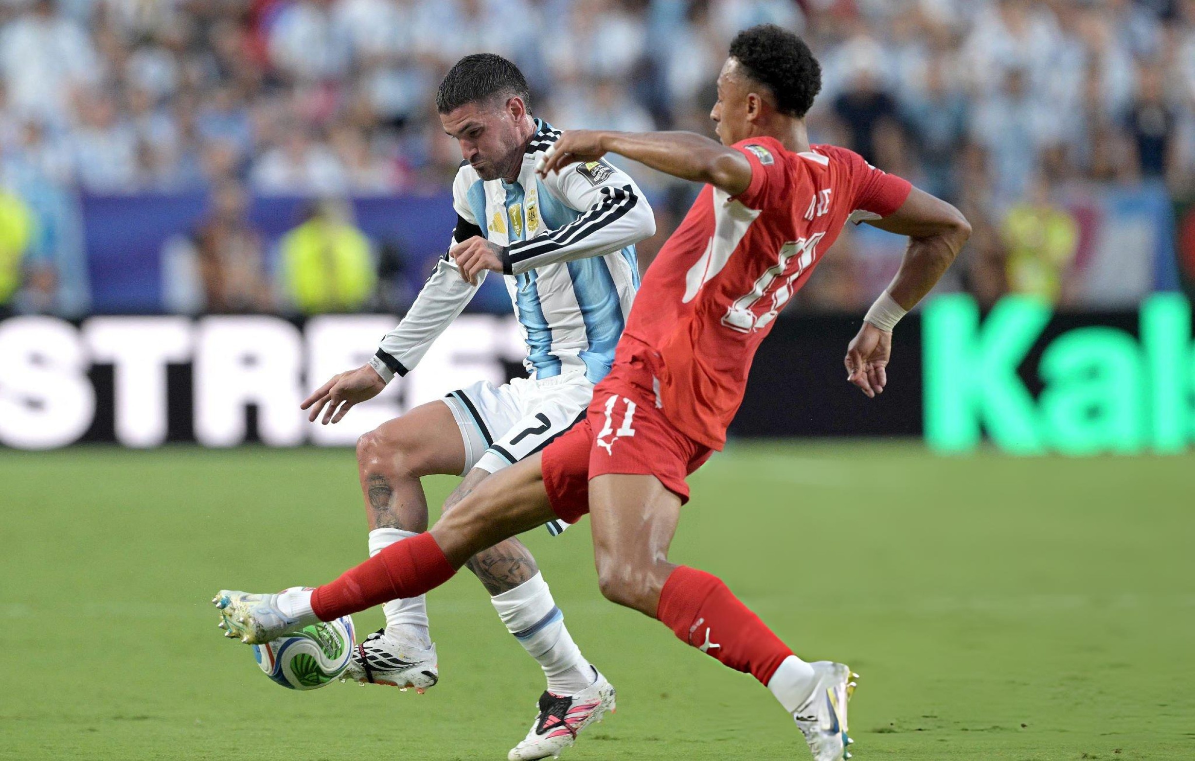Argentina vs. Suiza se enfrentan por los cuartos de final del Mundial 2026. (Foto: Getty Images)