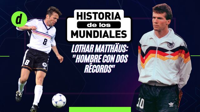 Lothar Matthäus: recuerda a la leyenda germana que jugó 5 Copas del Mundo