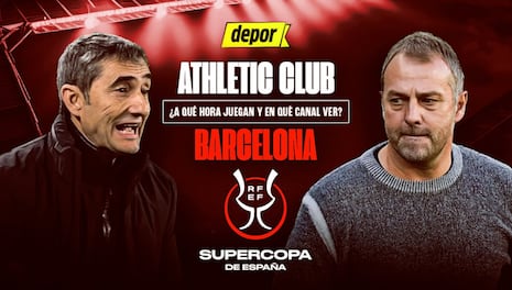 Canal confirmado de Barcelona vs. Athletic Club por Supercopa de España