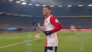 En su mejor momento: gol de Santiago Giménez para el 1-1 del Feyenoord vs. Ajax [VIDEO]
