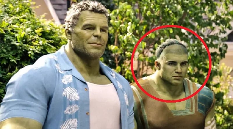 Hulk y su hijo Skaar. Foto: Disney Plus