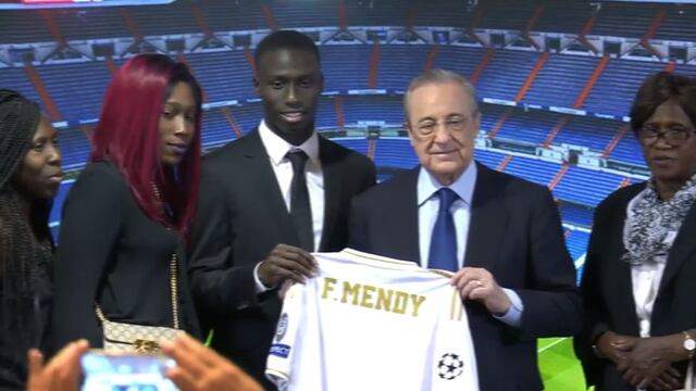 Para pelear con Marcelo: Real Madrid presentó de manera oficial a Ferland Mendy como nuevo fichaje