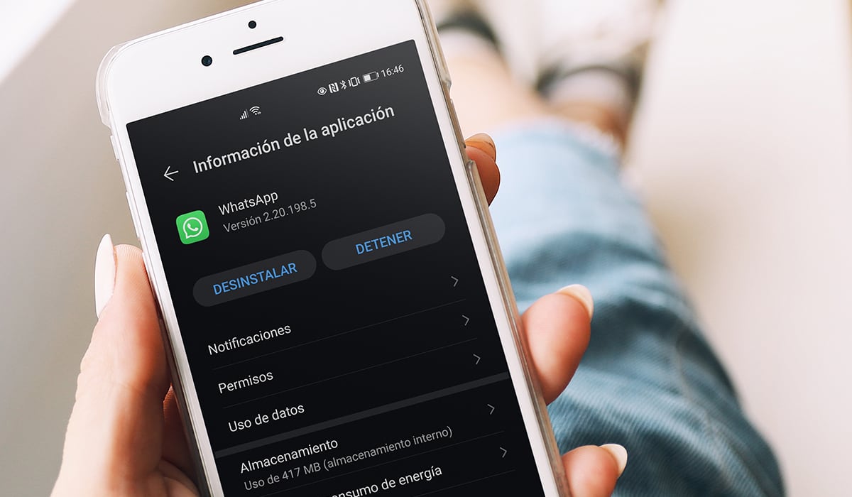 FOTO 2 DE 3 | Muchos confunden entre 'borrar caché' y 'detener' en WhatsApp. | Foto: WhatsApp (Desliza a la izquierda para ver más fotos)