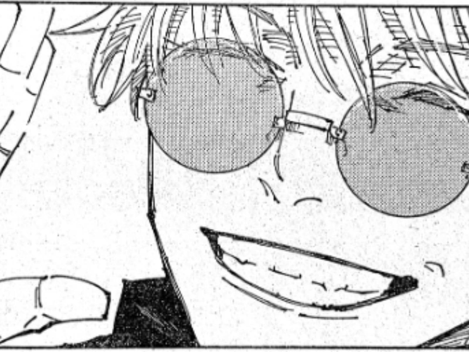 Gojo despidiéndose de sus amigos muertos (Foto: Shūeisha)