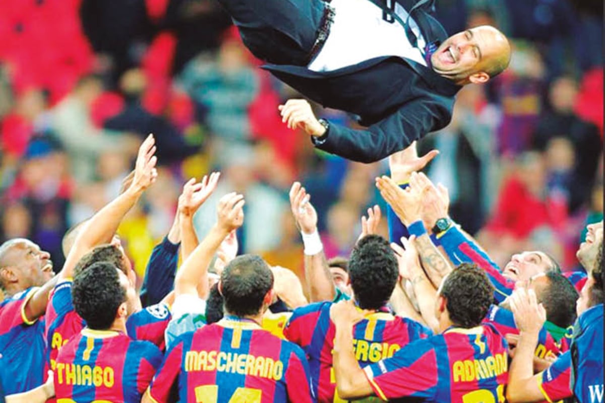 Three consecutive titles for FC Barcelona under Guardiola