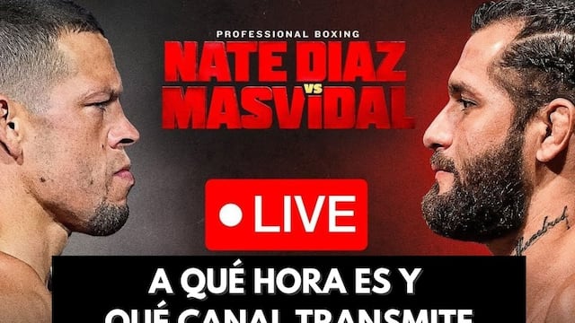 A qué hora es y qué canal transmite pelea Nate Diaz vs. Jorge Masvidal por boxeo en Estados Unidos y México