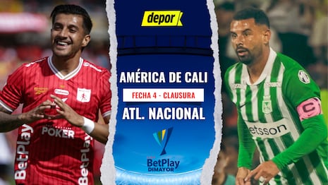 América de Cali vs. Atlético Nacional (1-0): resumen extendido por la Liga BetPlay