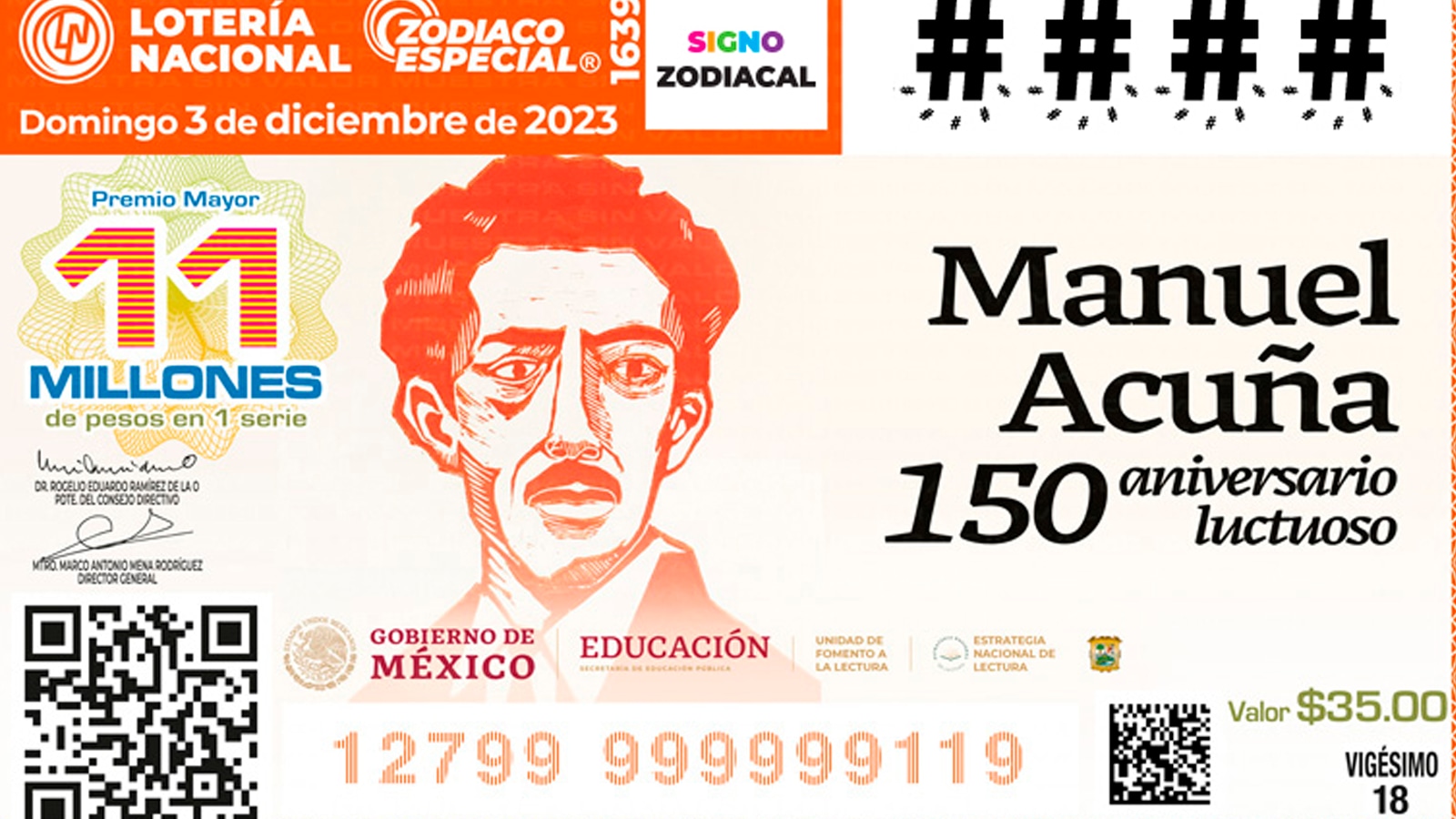 Mira los resultados del Sorteo Zodíaco Especial que organiza la Lotería Nacional de México. (Foto: Lotenal)