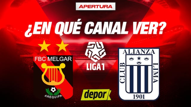 Alianza Lima vs Melgar: canal de TV por la Liga 1