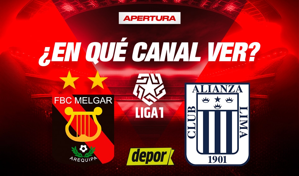 Revisa en qué canal ver Alianza Lima vs. Melgar por el Apertura 2024. (Diseño: Depor)