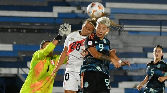 ¡A levantarse! Perú perdió por 5-0 ante Argentina, en el Sudamericano Femenino Sub-20