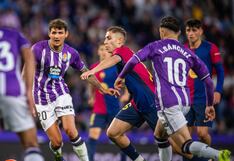 Barcelona vs. Valladolid (2-1): video, resumen y goles de LaLiga