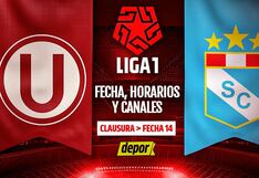 Sporting Cristal vs. Universitario: fecha, horario y canal Liga 1 MAX en el Estadio Nacional por la fecha 14