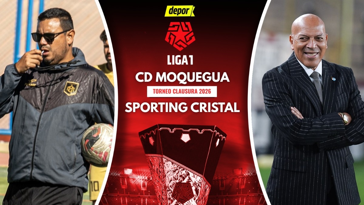 Sporting Cristal vs. CD Moquegua. (Composición: Depor)