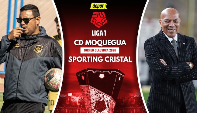 Sporting Cristal vs. CD Moquegua. (Composición: Depor)