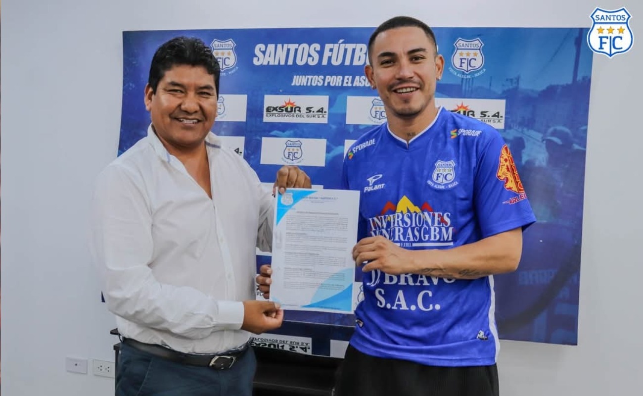 Jean Deza jugó el año pasado en Alianza Atlético y Sport Huancayo. (Foto: Santos FC de Nazca)