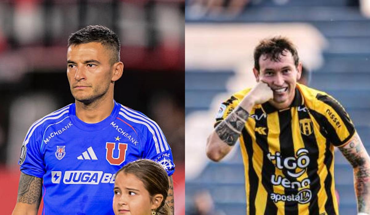 U de Chile vs. Guaraní por Copa Sudamericana. (Foto: Composición / Getty)