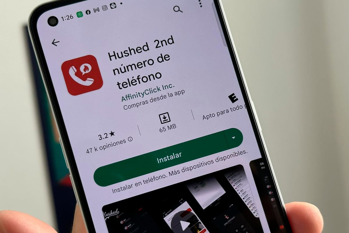 Con Hushed podrás crear un segundo número virtual para utilizar WhatsApp. (Foto: MAG - Rommel Yupanqui)