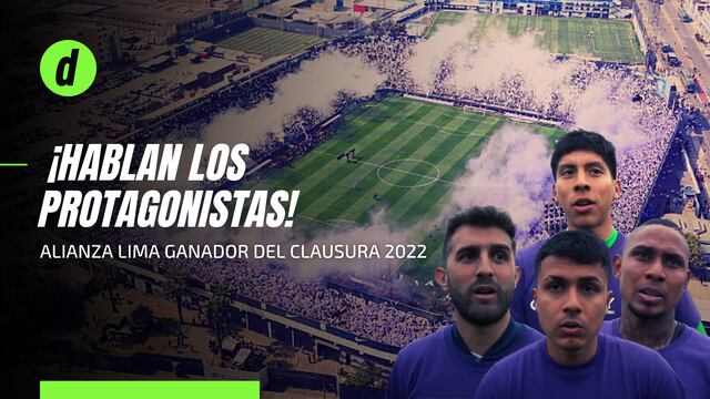 ¡Alianza Lima a la final! Mira las declaraciones de los jugadores tras quedarse con el Clausura 2022