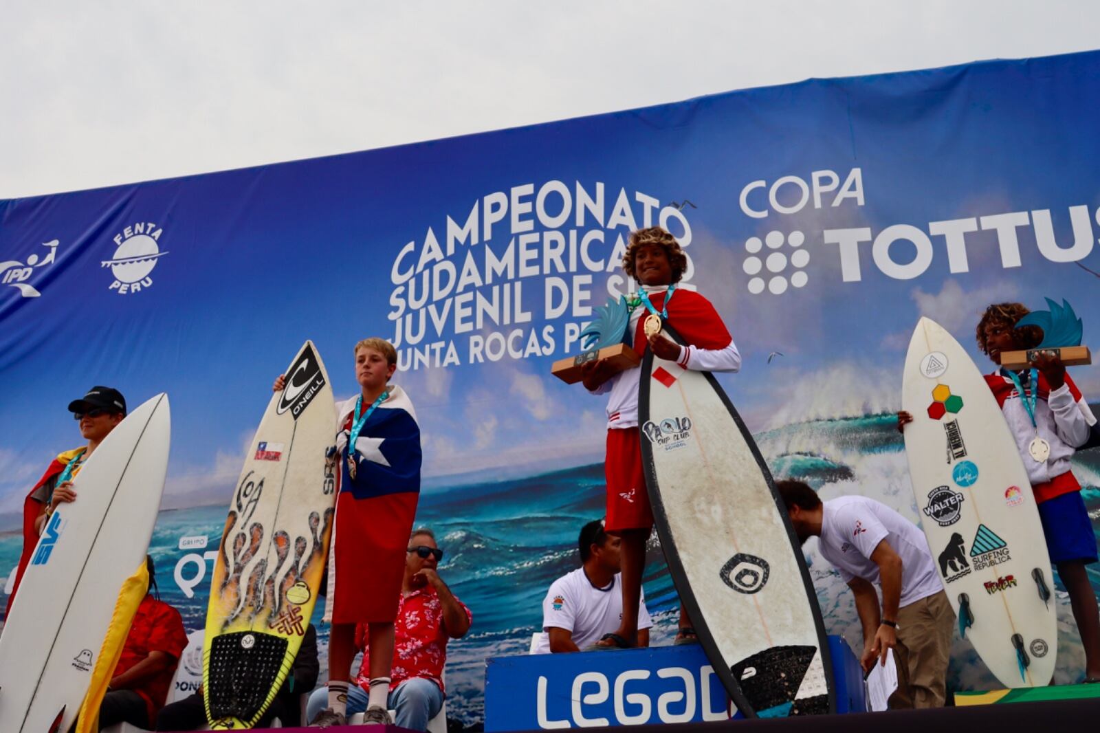 Perú obtuvo siete medallas de oro en el Sudamericano Juvenil de Surf 2024. (Foto: Difusión).