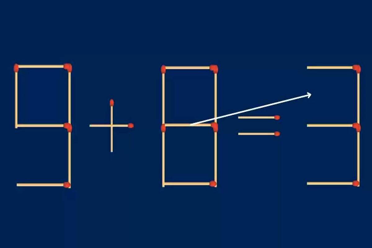 Aquí te mostramos el único movimiento que debes realizar para que la ecuación sea correcta.| Foto: fresherslive