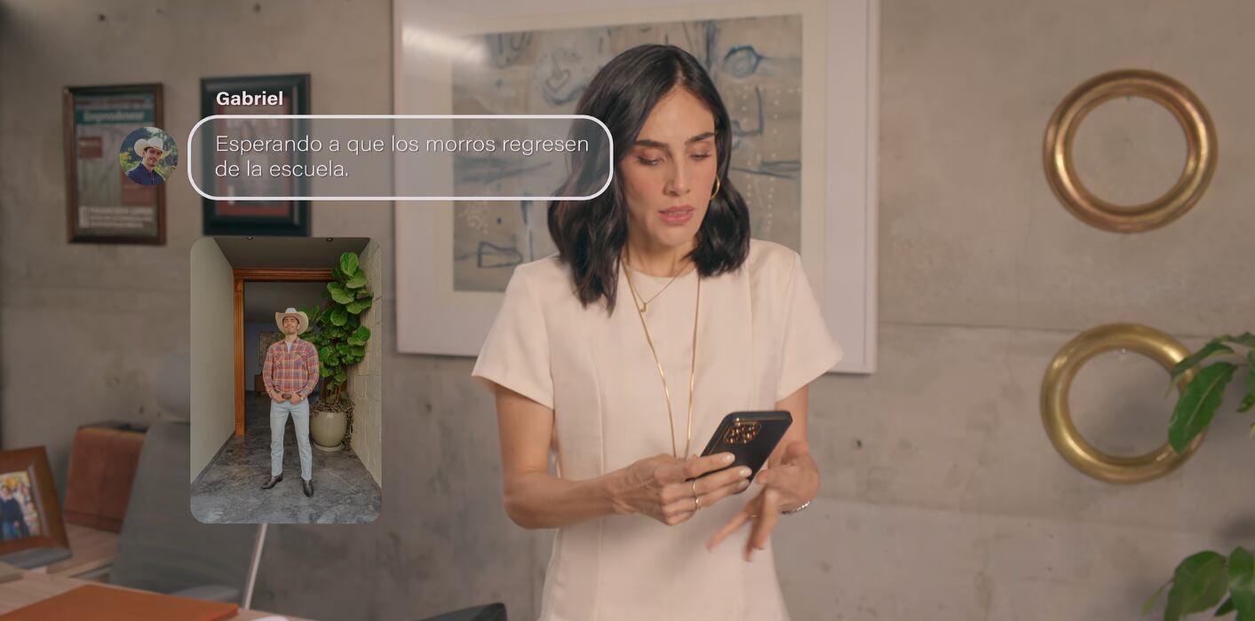 Gaby se volvió en el niñero de los hijos de Jimena (Foto: Netflix)