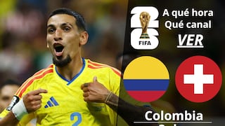 ¿A qué hora juega y qué canal transmite Colombia vs. Suiza por el Mundial 2026?