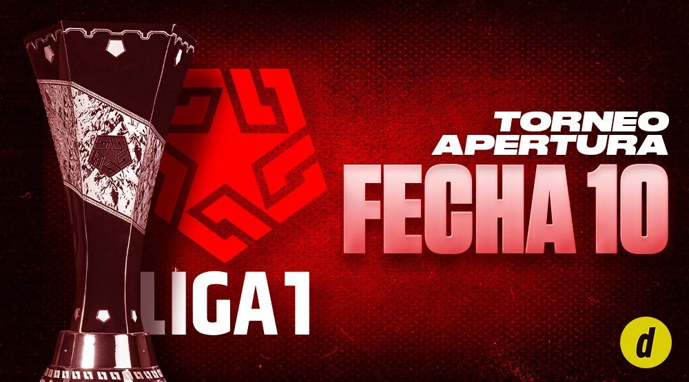 Mira la programación de la fecha 10 del Torneo Apertura (Diseño: Depor)