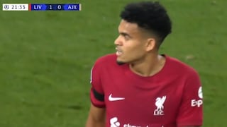 ¿Qué te pasó, ‘Lucho’? Díaz se perdió el 2-0 del Liverpool vs. Ajax por Champions [VIDEO]