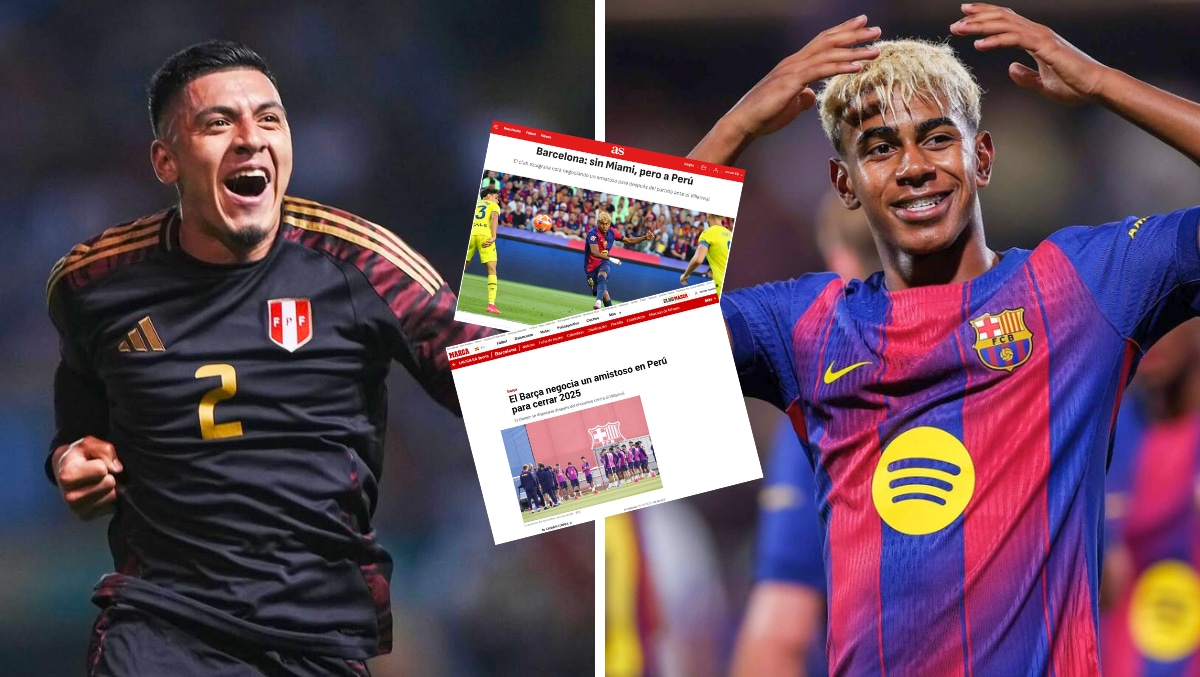 Reacción de la prensa brasileña al duelo amistoso en Perú | Foto: FPF y Barcelona