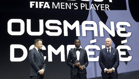 Premios The Best 2025: minuto a minuto y resumen con Ousmane Dembélé como mejor del mundo