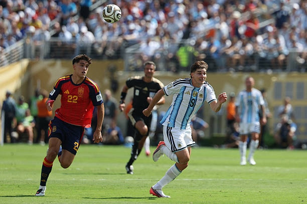 Argentina vs. España. (Foto: Getty Images)