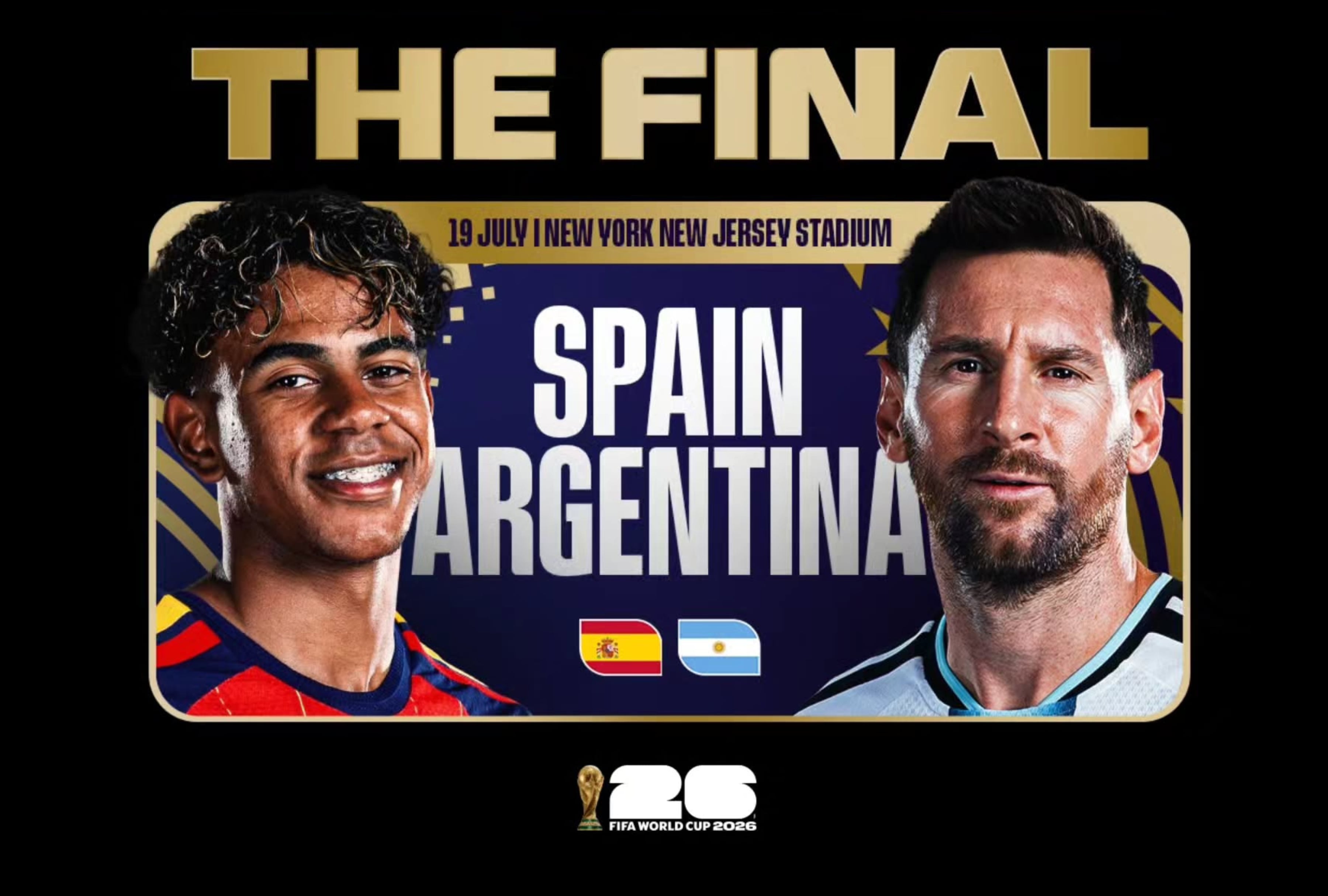 Momentos decisivos del histórico enfrentamiento entre Argentina y España en la final del Mundial 2026. Repase el resumen de las mejores jugadas, el resultado final y la crónica del campeón. | Crédito: @fifaworldcup / Instagram / Composición Depor