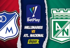 Millonarios vs. Atlético Nacional EN VIVO vía Win Sports: ver transmisión y minuto a minuto