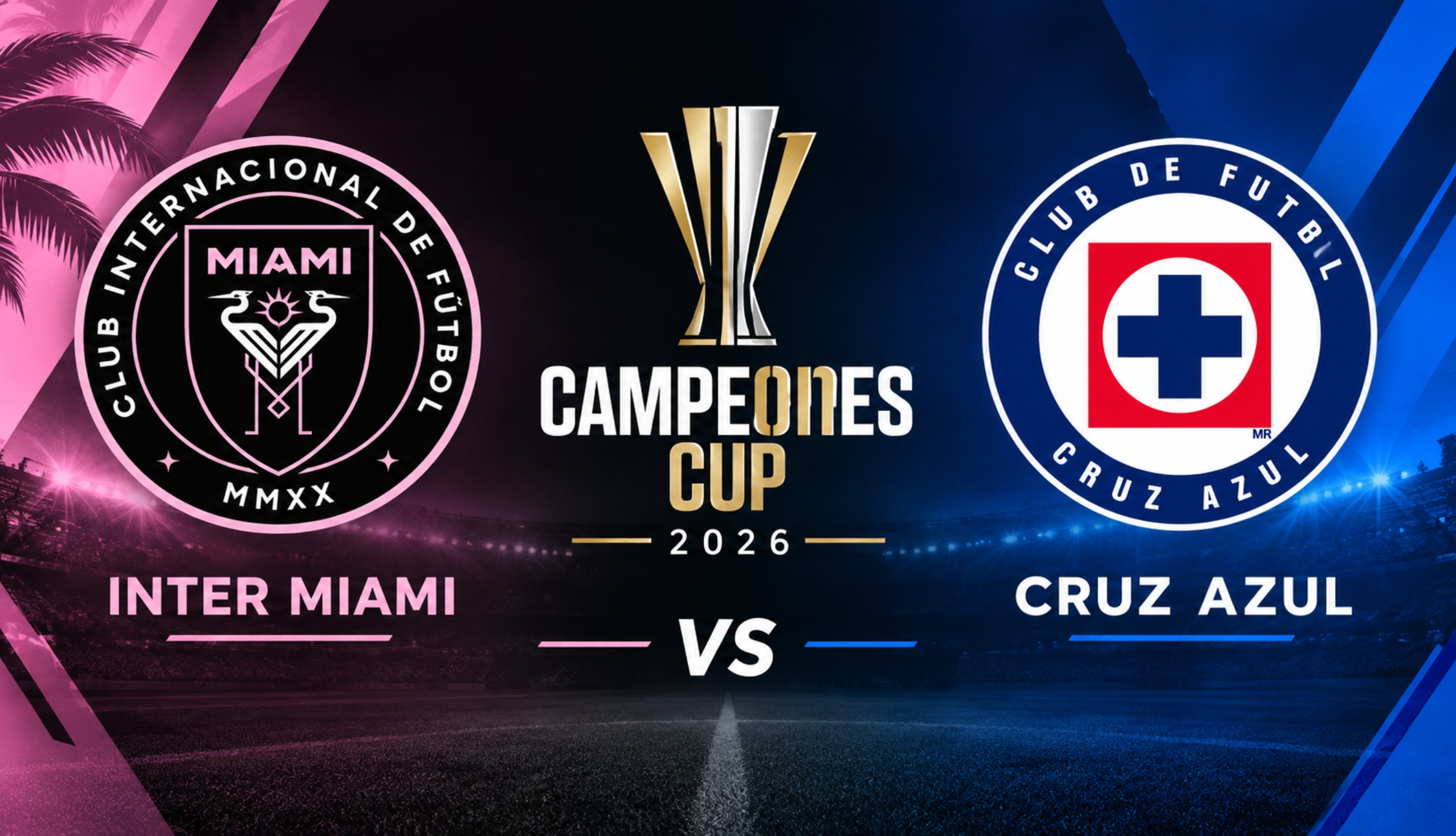 Consulta dónde ver Inter Miami vs. Cruz Azul en vivo y en directo, este miércoles 16 de septiembre, por la Campeones Cup 2026 desde el NU Stadium de Miami. (Foto: Imagen creada por Depor utilizando la IA de Chat GPT)