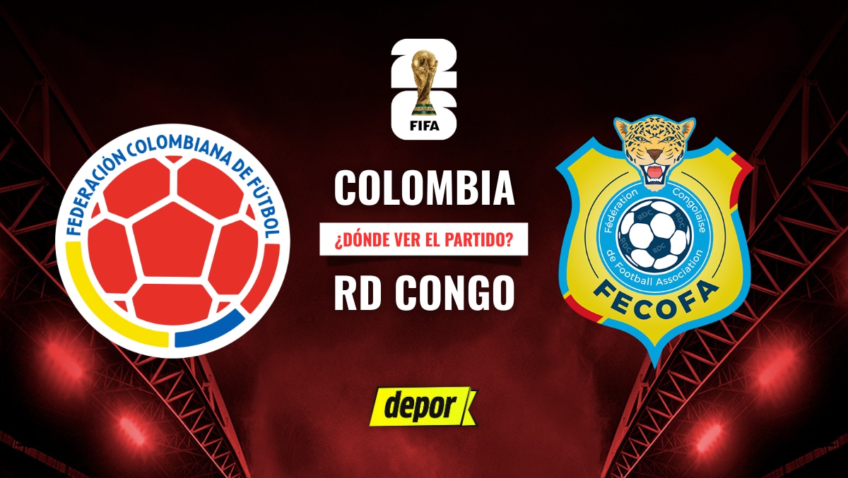 Colombia vs. RD Congo se enfrentan por la fecha 2 de la fase de grupos del Mundial 2026. (Diseño: Depor)