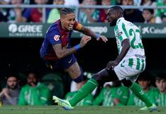 Barcelona volvió a tropezar en LaLiga: empate 2-2 ante Betis y el Real Madrid se relame