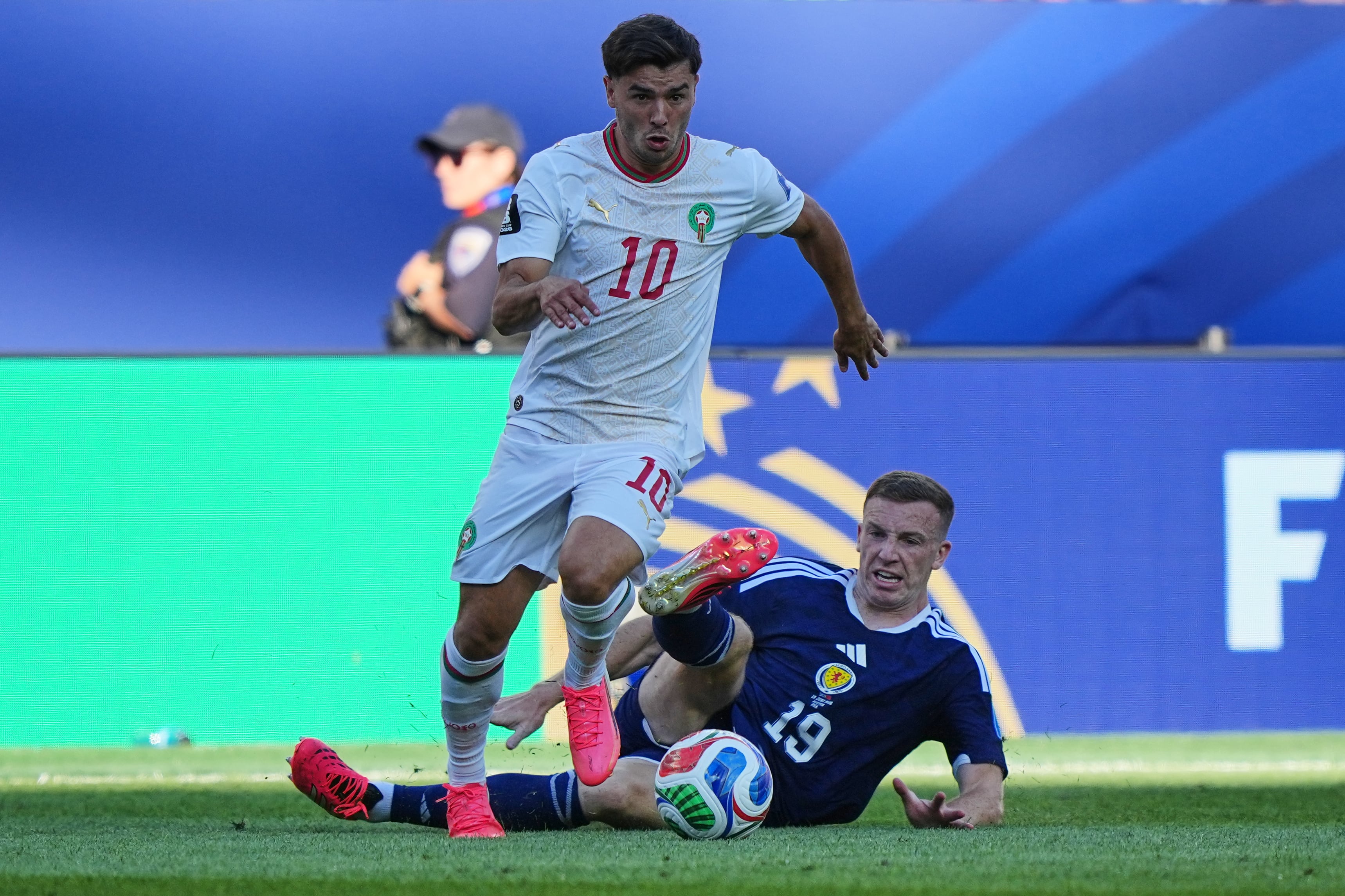 Brahim Díaz es el futbolistas más desequilibrante que tiene Marruecos. (Foto: AP)