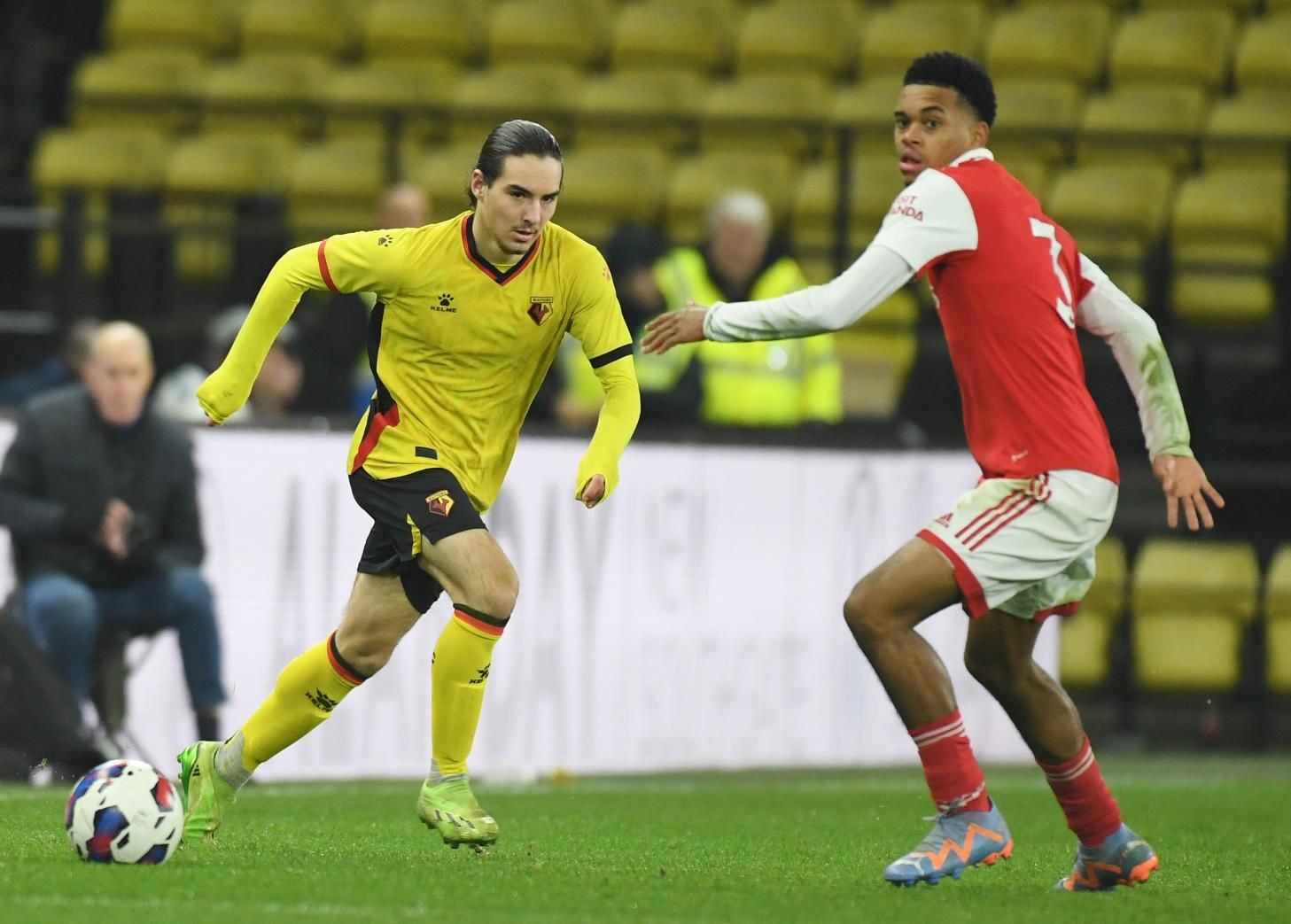 Andrés Aguilar jugó en el equipo Sub 18 del Watford. (Foto: Watford)