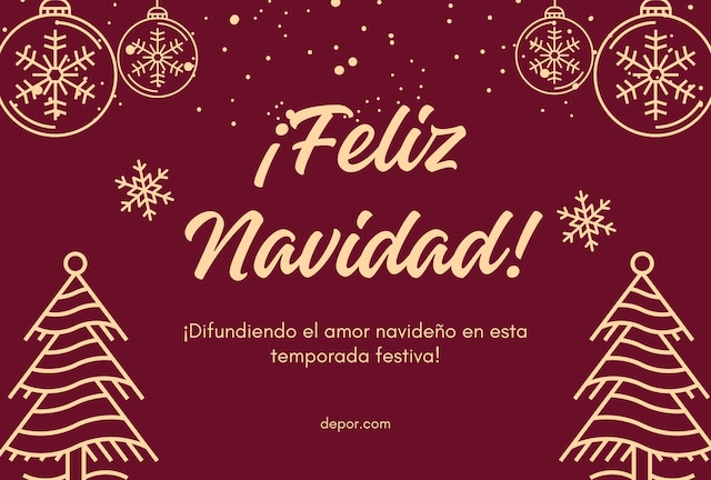 ¡Feliz Navidad! ¡Difundendo el amor navideño en esta temporada festiva! | Crédito: Canva / Composición Depor