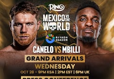 ¿A qué hora empieza la pelea de Canelo vs. Christian Mbilli este sábado 31 de octubre en Arabia Saudita?